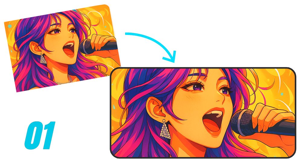 personnalisation tapis de souris overealm