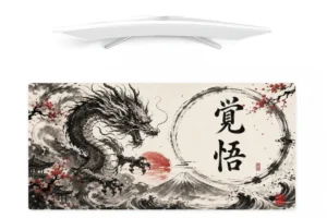 Large Mouse Pad With Dragon