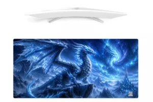 Mouse Pad Large Ice Dragon – Frozen Realm Collection