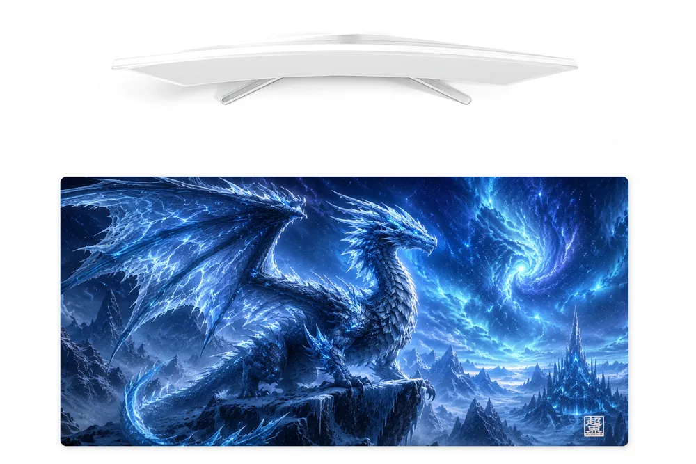Mouse Pad Large Ice Dragon – Frozen Realm Collection
