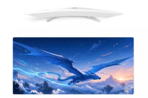 blue dragon gaming mouse pad