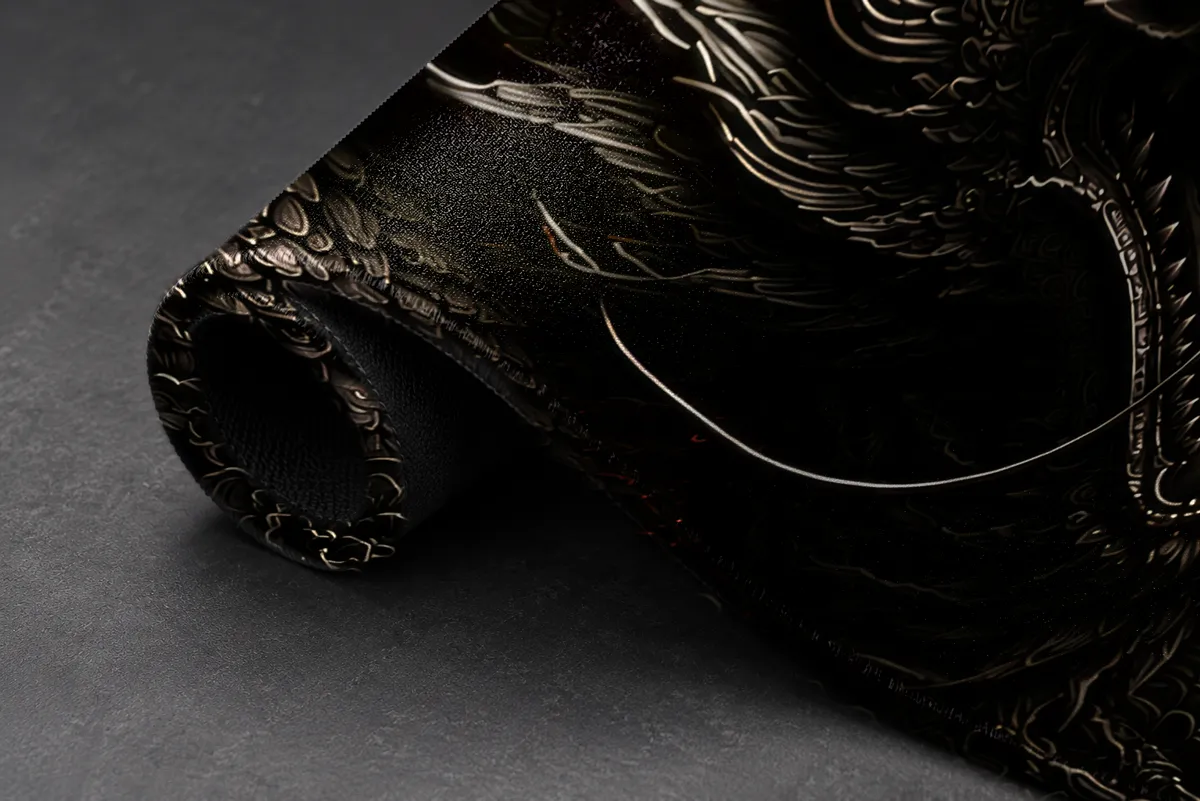 Dragon Gaming Mouse Pad – Rise of the Black Dragon