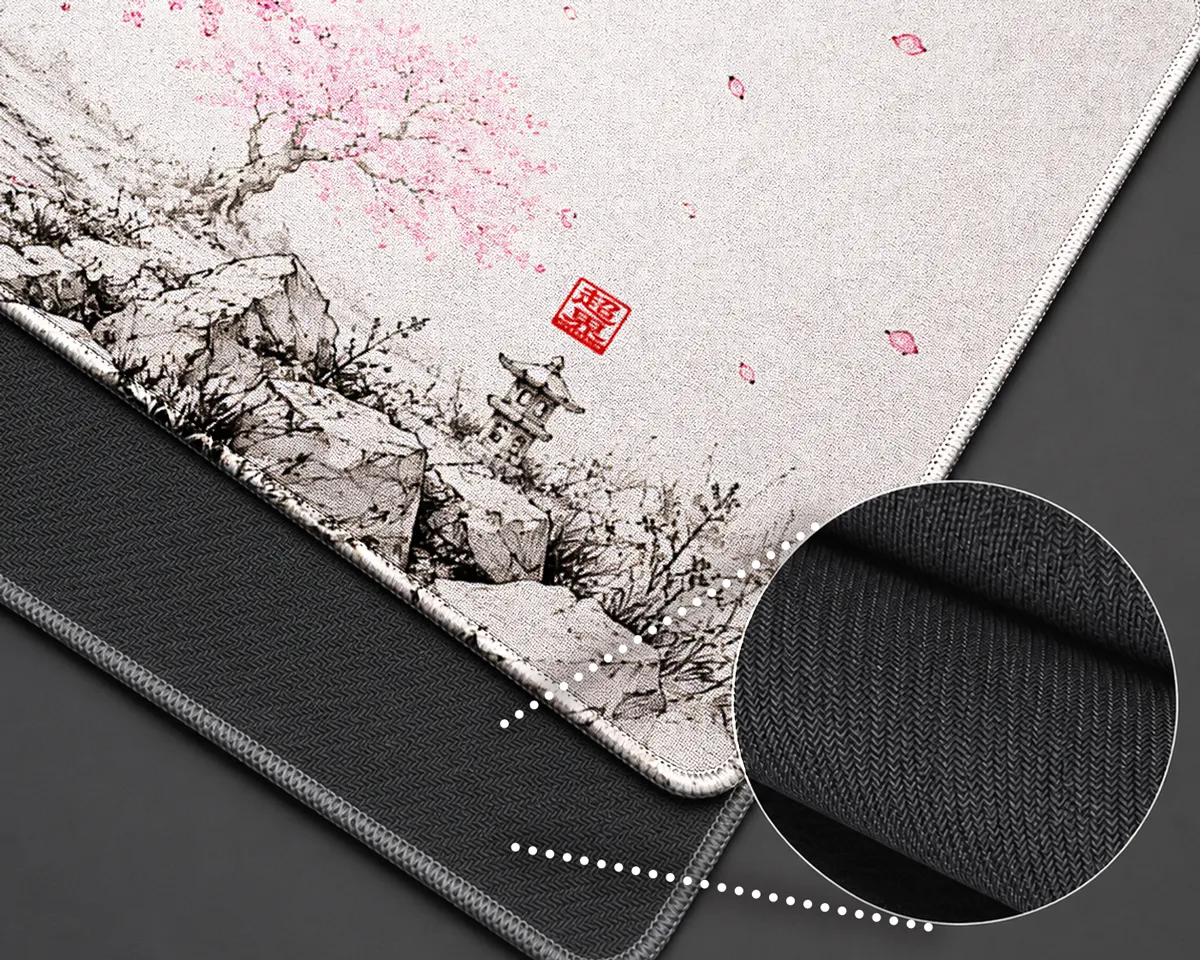 sakura tree desk mat