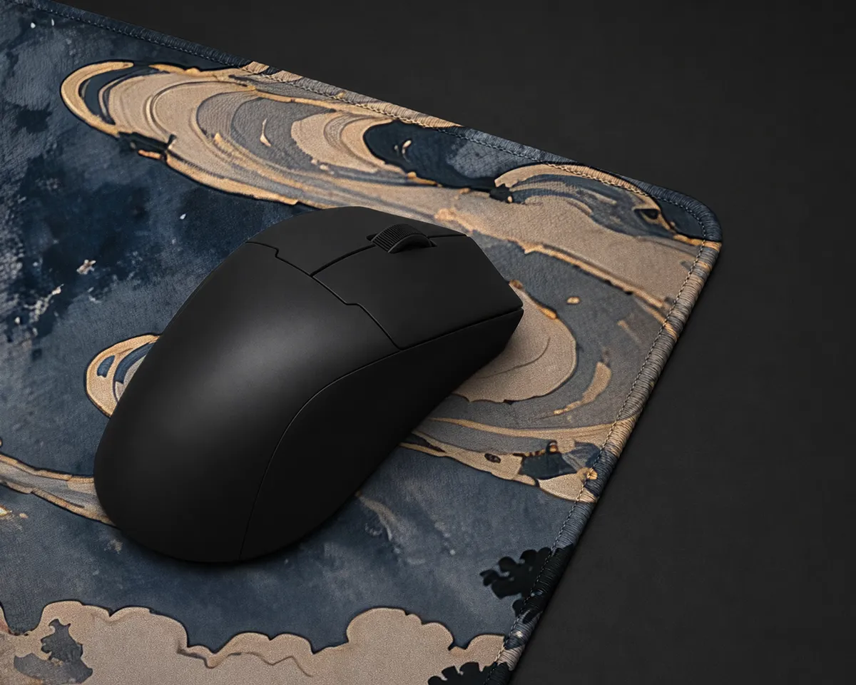 black cat mouse pad​